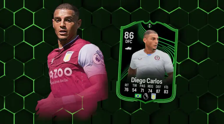 Imagen de EA Sports FC 24: ¿Merece la pena Diego Carlos RTTK? (Jugador SBC)