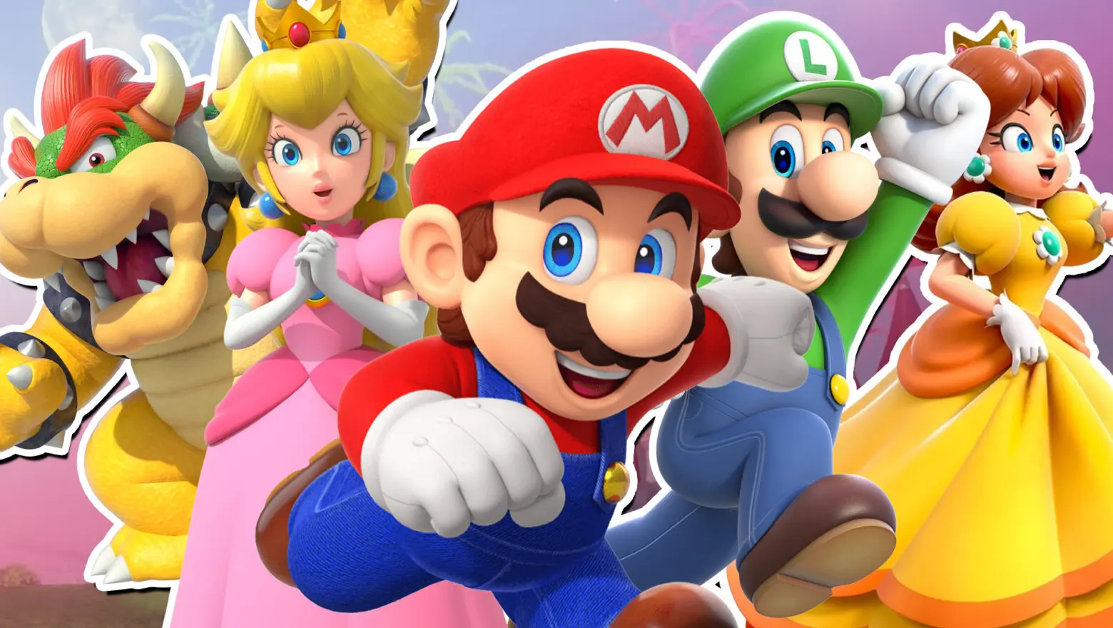 edades mario peach luigi daisy bowser