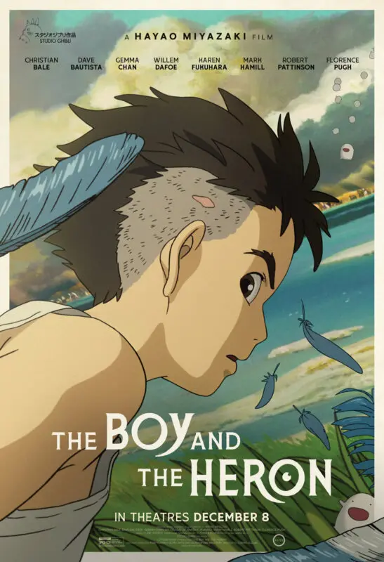 El chico y la garza poster ingles