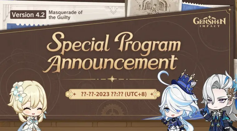 Imagen de ¿Cuándo es el livestream de Genshin Impact de la 4.2? Esta filtración sugiere una nueva fecha