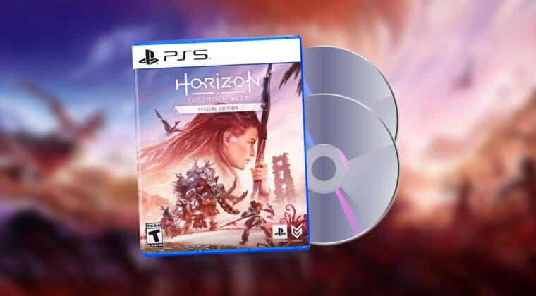 Imagen de Horizon Forbidden West: Complete Edition, el primer juego que tiene 2 discos que llega a PS5