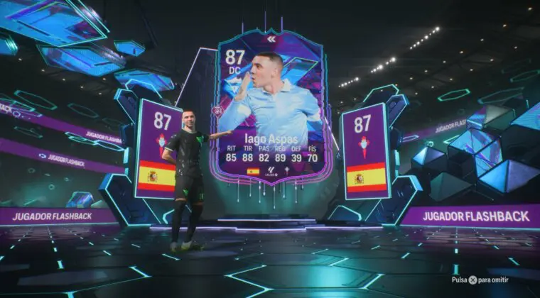 Imagen de EA Sports FC 24: ¿Merece la pena Iago Aspas Flashback? (Jugador SBC)