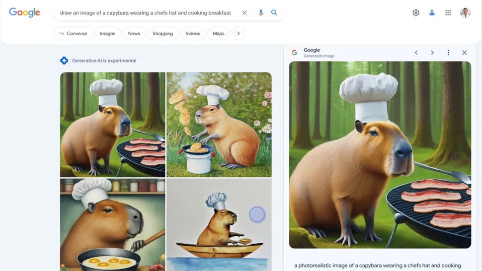 Google genera imágenes por IA.