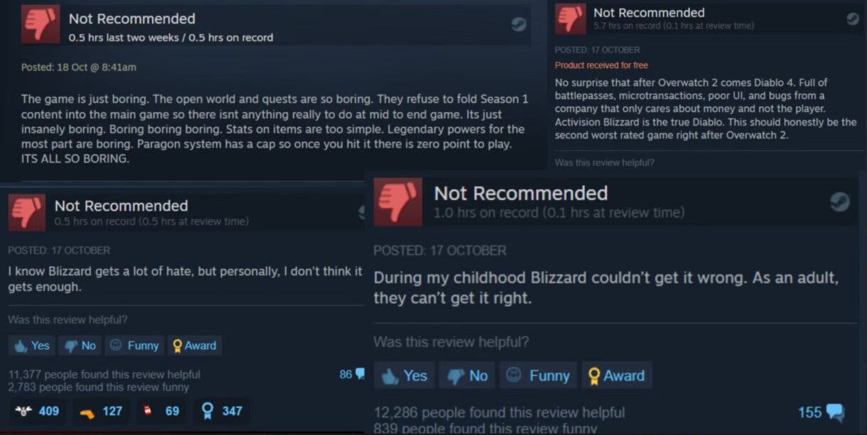 Diablo IV es víctima de un gran 'review bombing'