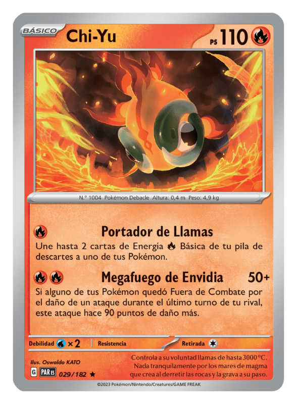 JCC Pokemon Escarlata y Purpura-Brecha Paradojica Chi-Yu