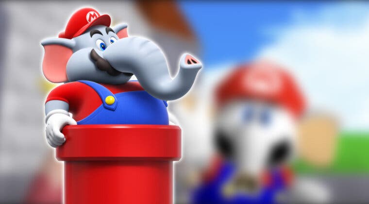 Imagen de Ya hay mod para Super Mario 64 que añade al Mario Elefante de Super Mario Bros. Wonder