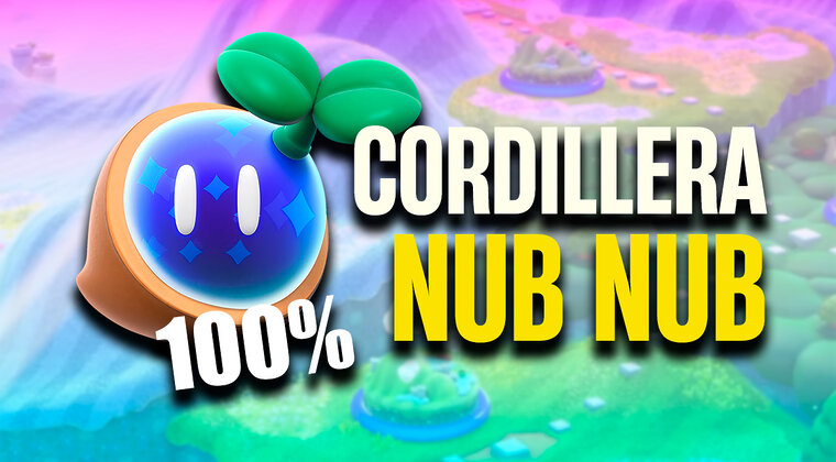 Imagen de Super Mario Bros. Wonder: todas las semillas maravilla y monedas moradas de Cordillera Nub Nub (M2)