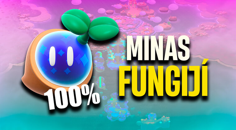 Imagen de Super Mario Bros. Wonder: todas las semillas maravilla y monedas morada de Minas Fungijí (M5)