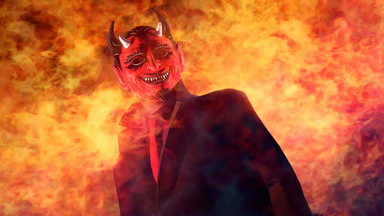 máscara Diablo vintage escarlata GTA Online
