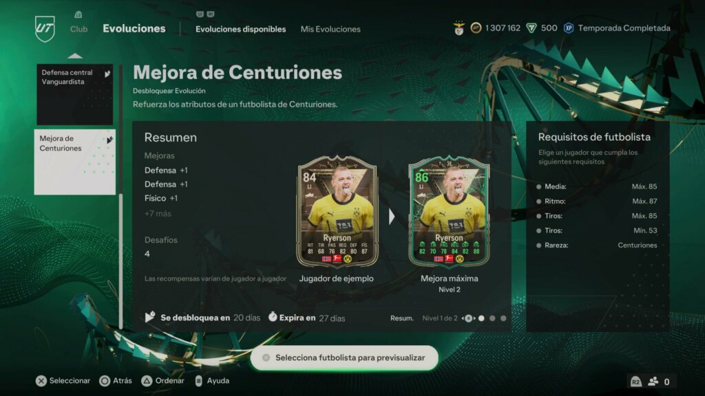 mejora de centuriones ea sports fc 24