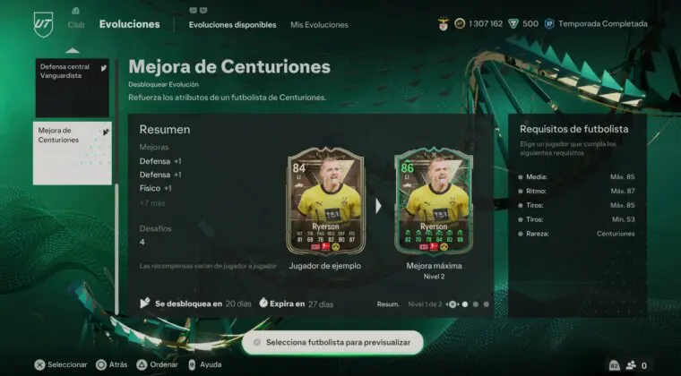 Imagen de EA Sports FC 24: una nueva Evolución permite mejorar las stats de ciertos Centuriones
