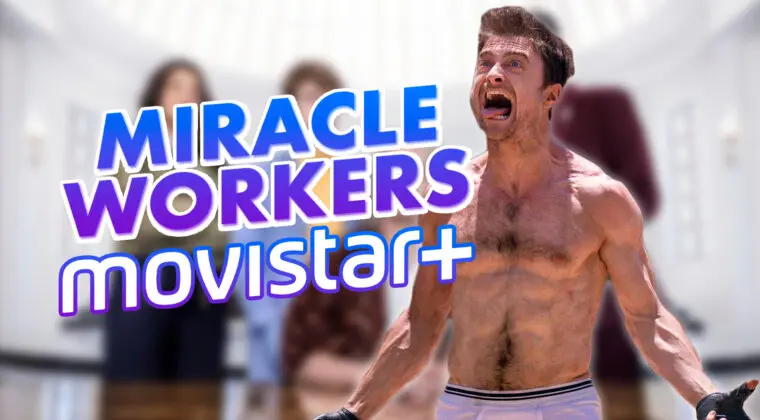 Imagen de Si te gusta Daniel Radcliffe necesitas ver Miracle Workers, una de las mejores comedias de Movistar Plus