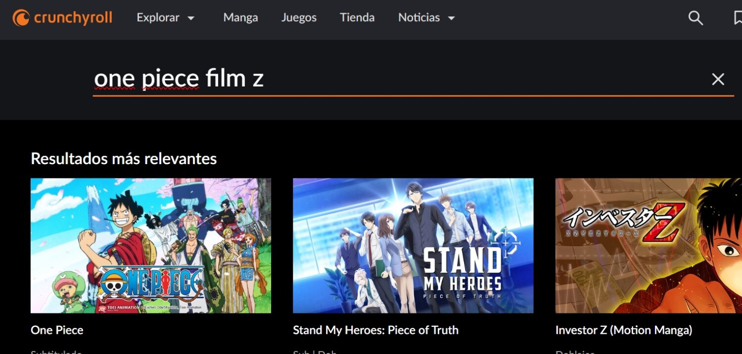 One Piece Film Z ¿Crunchyroll, Netflix? Te explico dónde ver esta