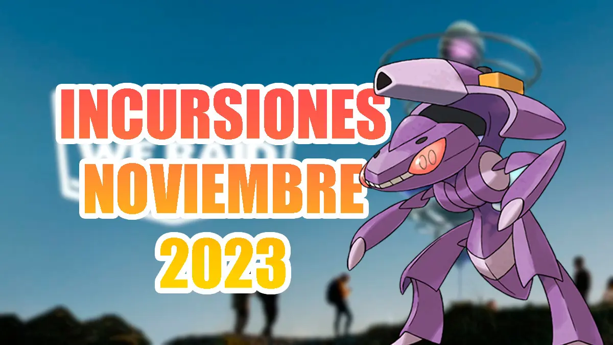 Pokemon GO incursiones noviembre 2023