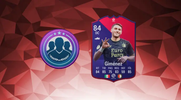 Imagen de EA Sports FC 24: ¿Merece la pena Giménez POTM de la Eredivisie? (Jugador SBC)