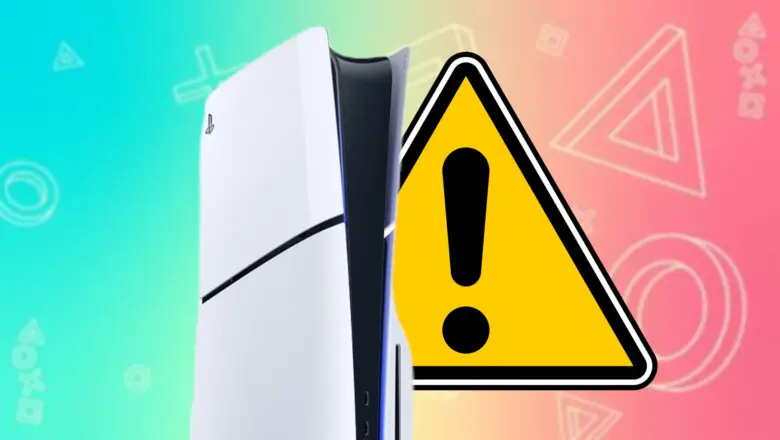 PS5 Slim fallo