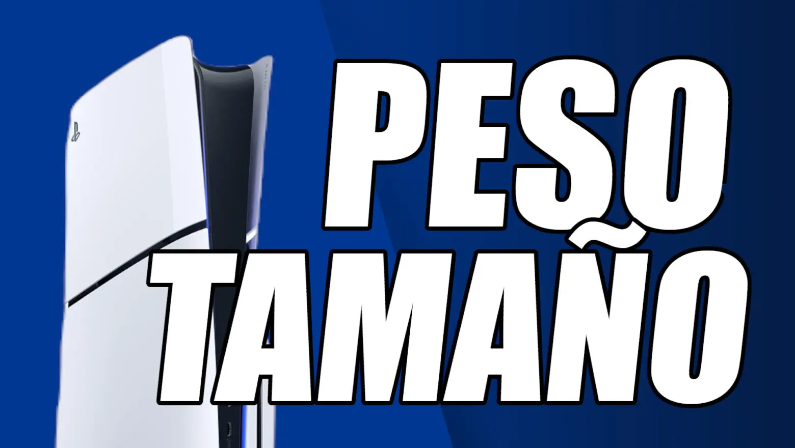 PS5 Slim Peso y Tamaño