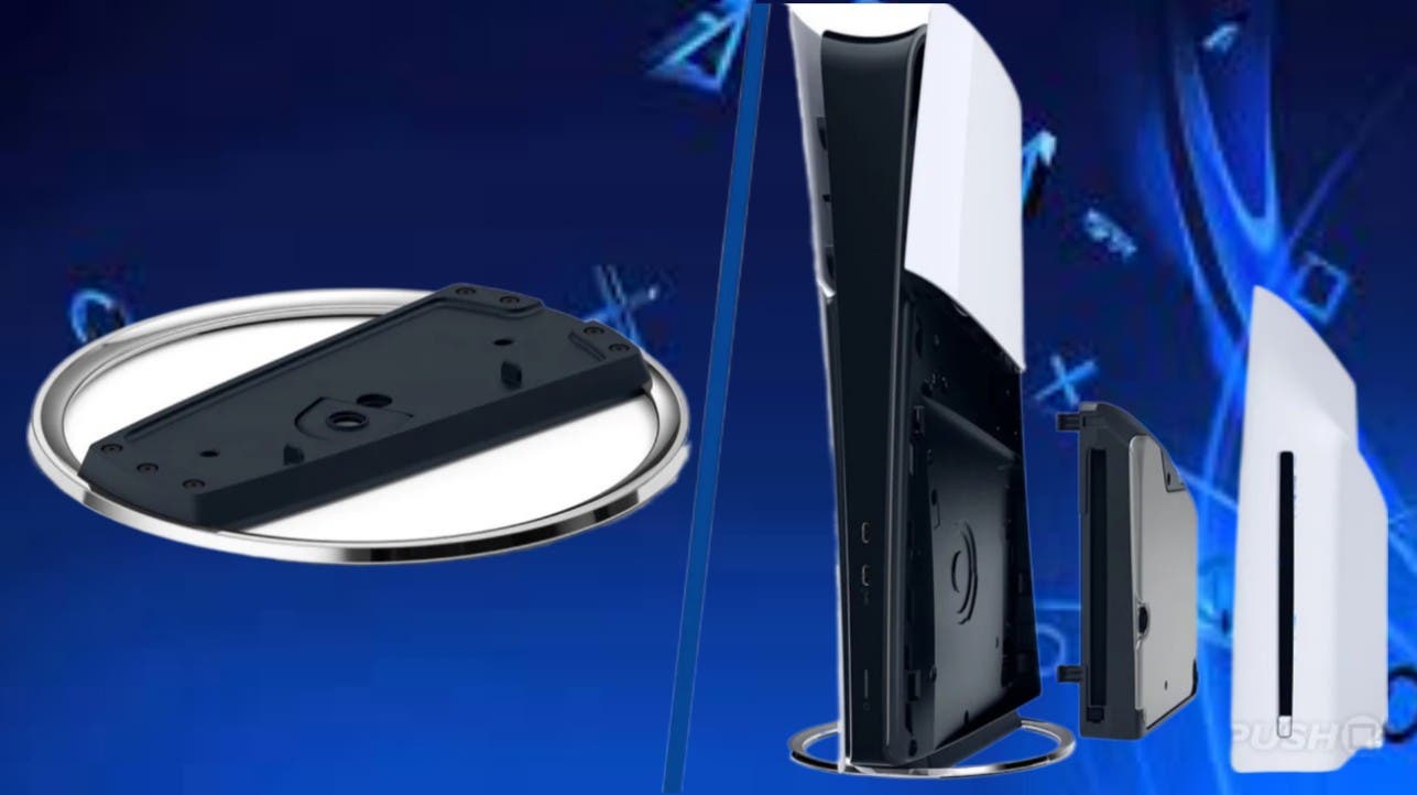 PS5 Slim sólo contará con un nuevo soporte horizontal pero habrá otro  vertical que podrás comprar