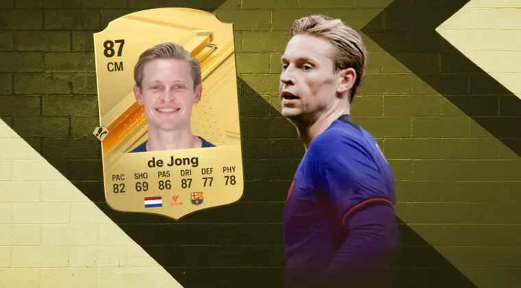 Imagen de EA Sports FC 24: review de Frenkie de Jong. ¿MC de gran nivel o sobrevalorado?