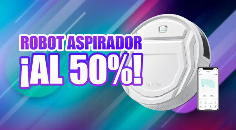 Imagen de Consigue al 50% este Robot Aspirador por menos de 100 euros