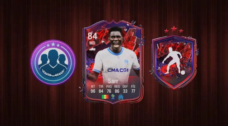 Imagen de EA Sports FC 24: ¿Merece la pena Ismaïla Sarr Trailblazers? (Jugador SBC)