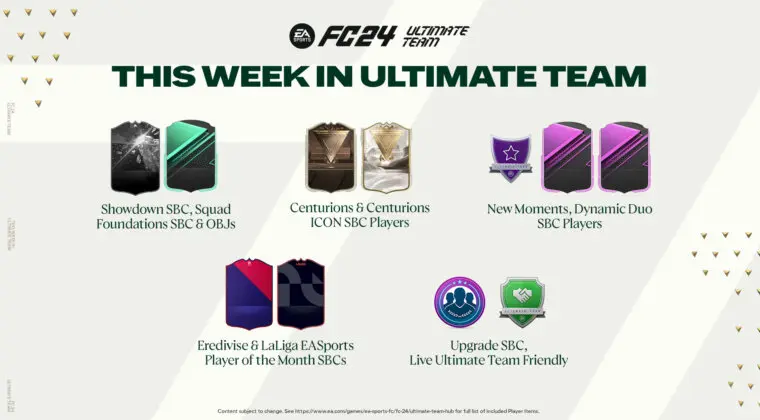 Imagen de EA Sports FC 24: próximos contenidos que han sido confirmados y filtrados para Ultimate Team