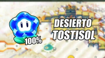 Imagen de Super Mario Bros. Wonder: todas las semillas maravilla y monedas moradas de Desierto Tostisol (M4)