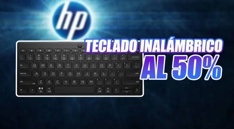 Imagen de Aprovecha el 50% de descuento en el teclado inalámbrico HP 350