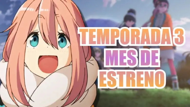 yuru camp t3 mes de estreno (1)