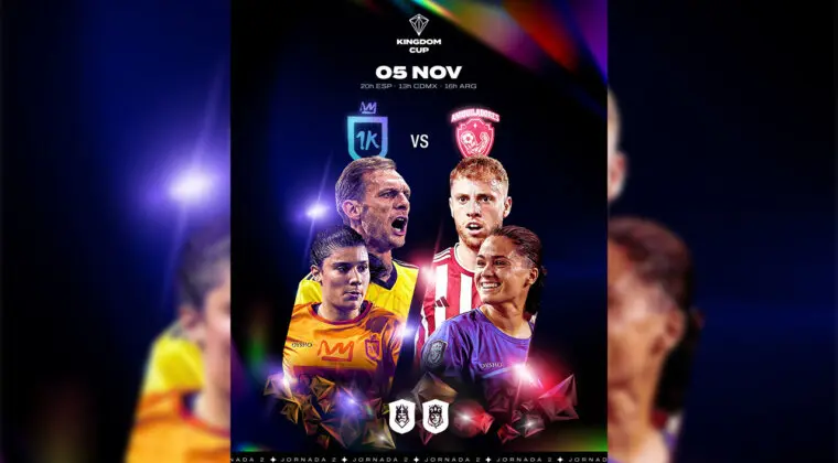Imagen de Kingdom Cup Jornada 2: 1K FC vs Aniquiladores FC resumen y ganadores en la copa de Kings y Queens