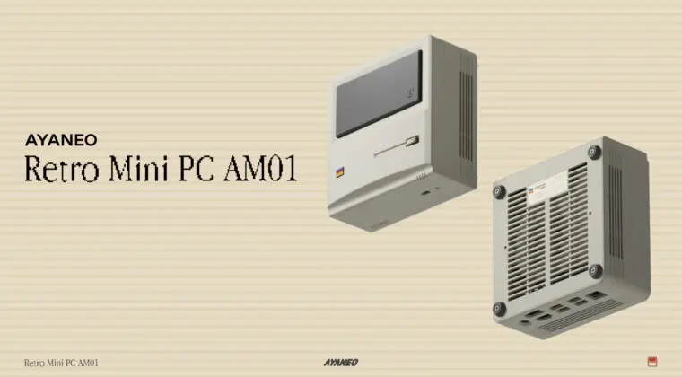Imagen de AYANEO presenta el Mini PC Retro AM01: Fusionando tecnología moderna con estética nostálgica