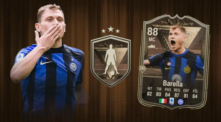 Imagen de EA Sports FC 24: ¿Merece la pena Nicolò Barella Centuriones? (Jugador SBC)