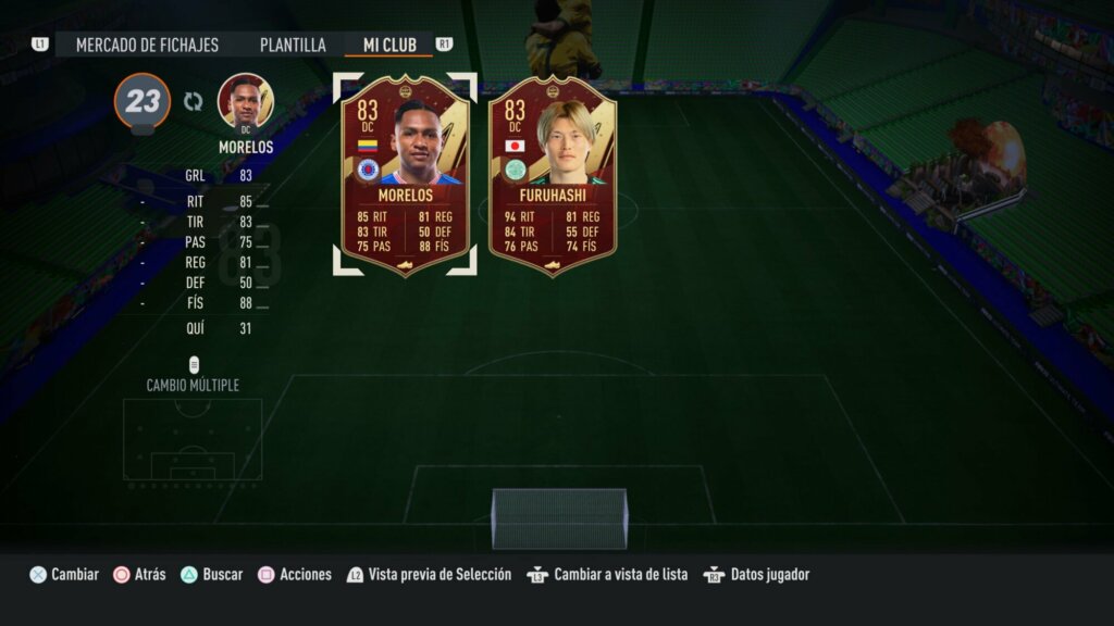 ejemplo cartas fut champions
