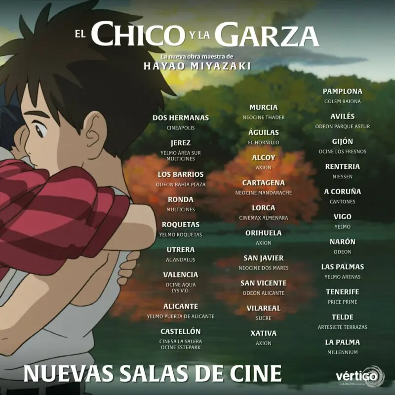 El chico y la garza nuevas salas de cine 2