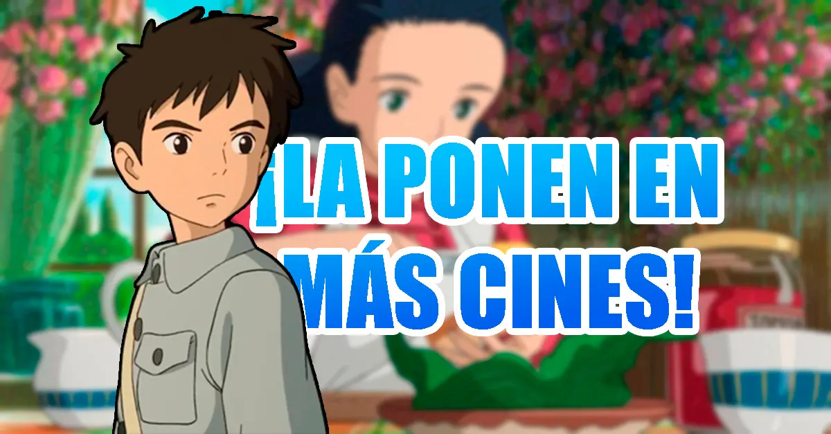 El chico y la garza nuevos cines España