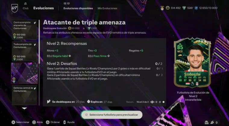 Imagen de EA Sports FC 24: la nueva Evolución no tiene restricción de posición (Atacante de triple amenaza)