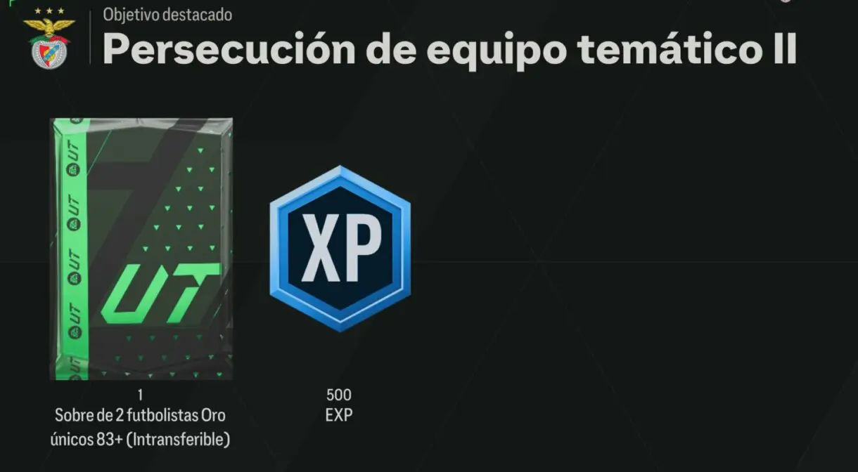 Recompensa del Objetivo destacado de Persecución de equipo temático II EA Sports FC 24 Ultimate Team