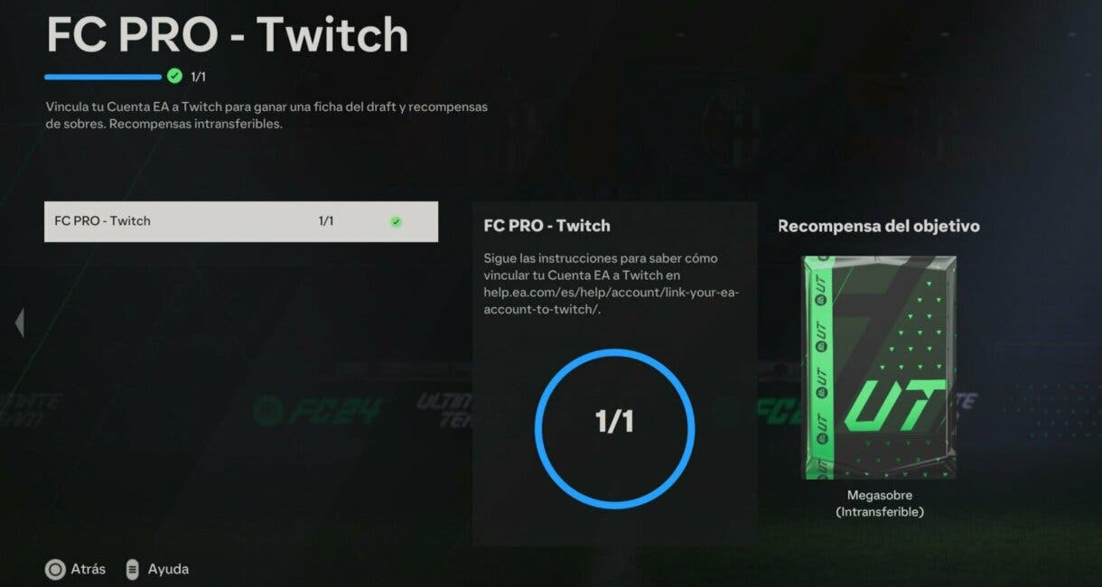Objetivo FC PRO - Twitch EA Sports FC 24 Ultimate Team
