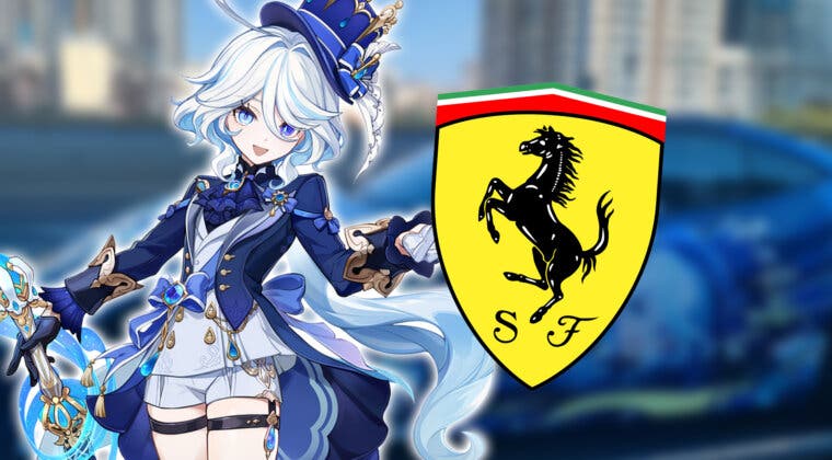 Imagen de Este jugador de Genshin Impact es tan fan de Furina que tiene un Ferrari inspirado en ella