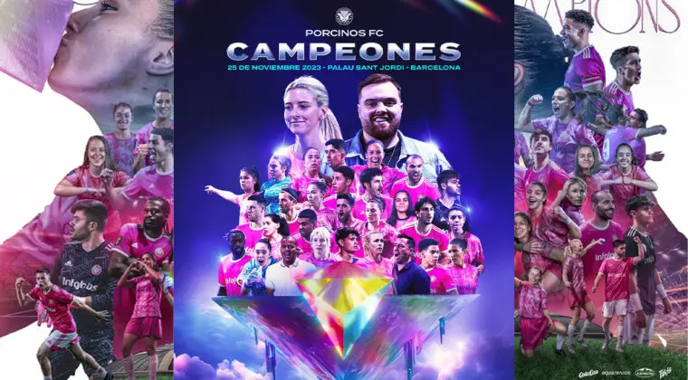 Imagen de Porcinos es el campeón de la Kingdom Cup aplastando a Ultimate Móstoles en una gran final en el Palau Sant Jordi