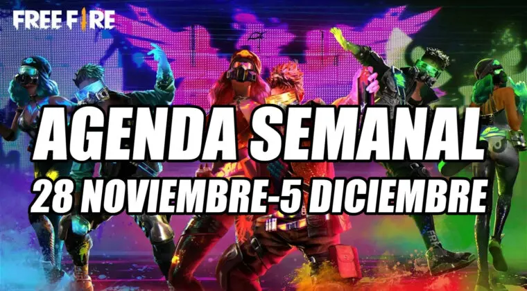 Imagen de Free Fire: nueva agenda semanal (28 noviembre-5 diciembre) y todas las novedades que llegan al juego
