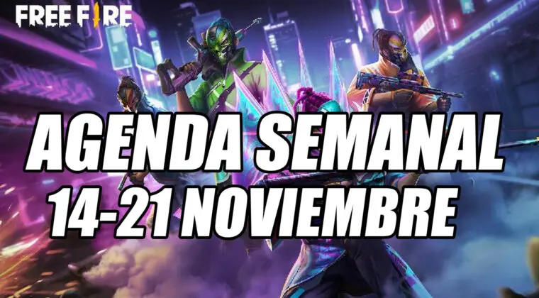 Imagen de Nueva agenda semanal de Free Fire (14-21 noviembre) y todas las novedades que llegan al juego