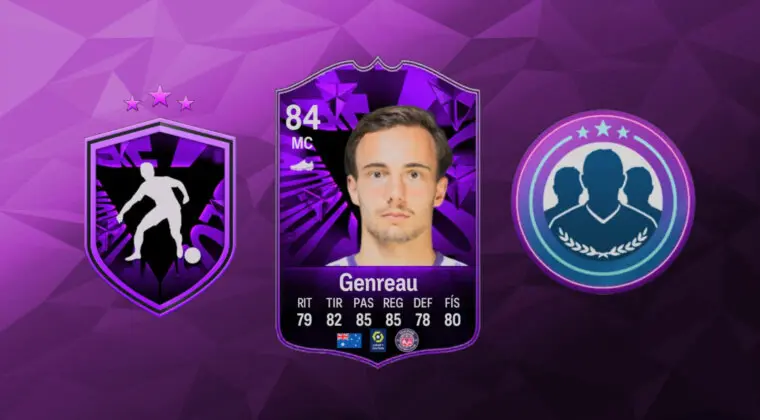 Imagen de EA Sports FC 24: ¿Merece la pena Denis Genreau FC PRO LIVE? (Jugador SBC)