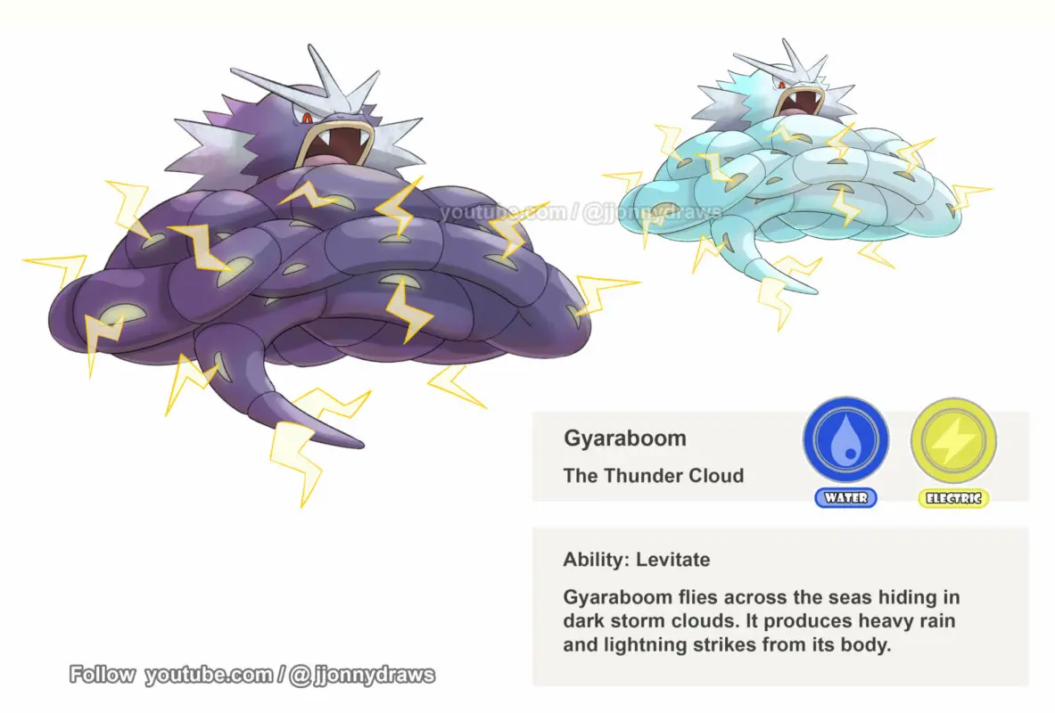 Gyarados tipo eléctrico
