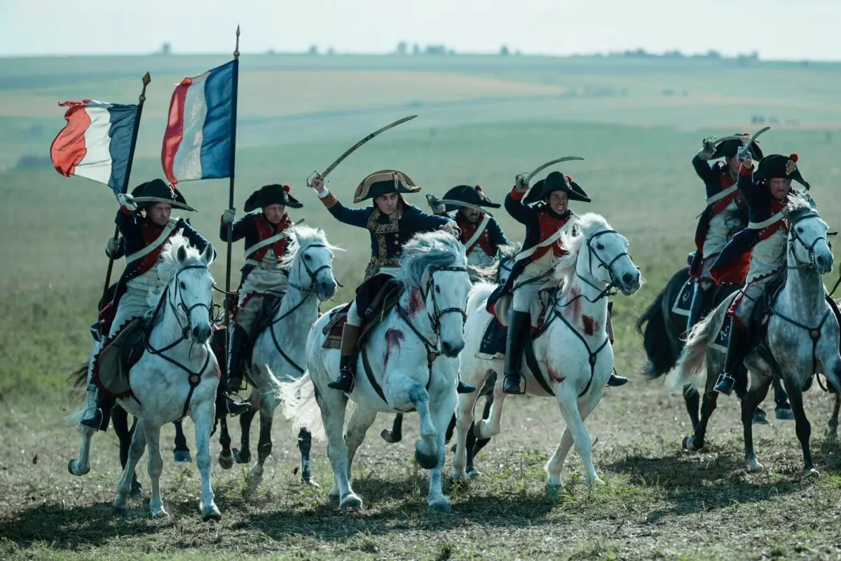 escena de napoleón, película dirigida por ridley scott