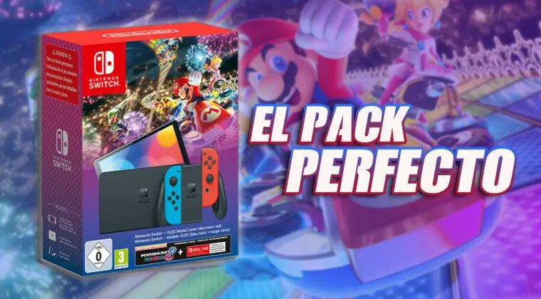 Imagen de Hazte con este fantástico pack de Nintendo Switch OLED que ya te espera a un precio rebajado