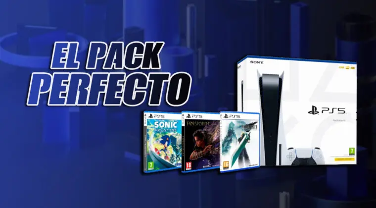 Imagen de Deja de buscar porque este posiblemente será el mejor pack de PS5 en navidades: la consola con 3 juegos por 509€