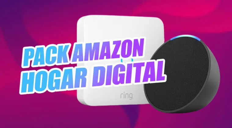 Imagen de Pack Echo Pop + Ring Intercom de Amazon por poco más de 50 euros
