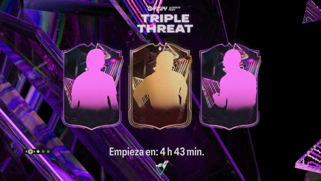 pantalla de carga triple threat ea sports fc 24