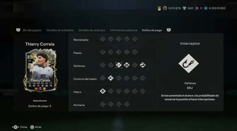 Imagen de EA Sports FC 24: ¿Merece la pena Thierry Correia Deslumbrante? (Jugador SBC)